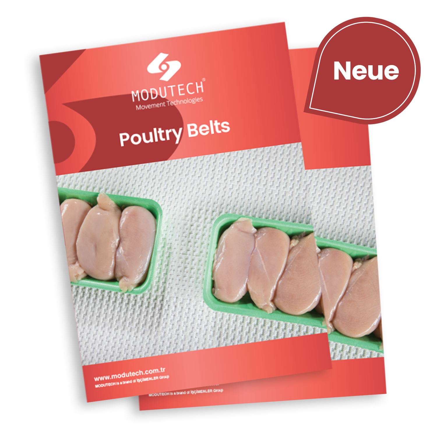 Bänder für die Geflügelverarbeitung