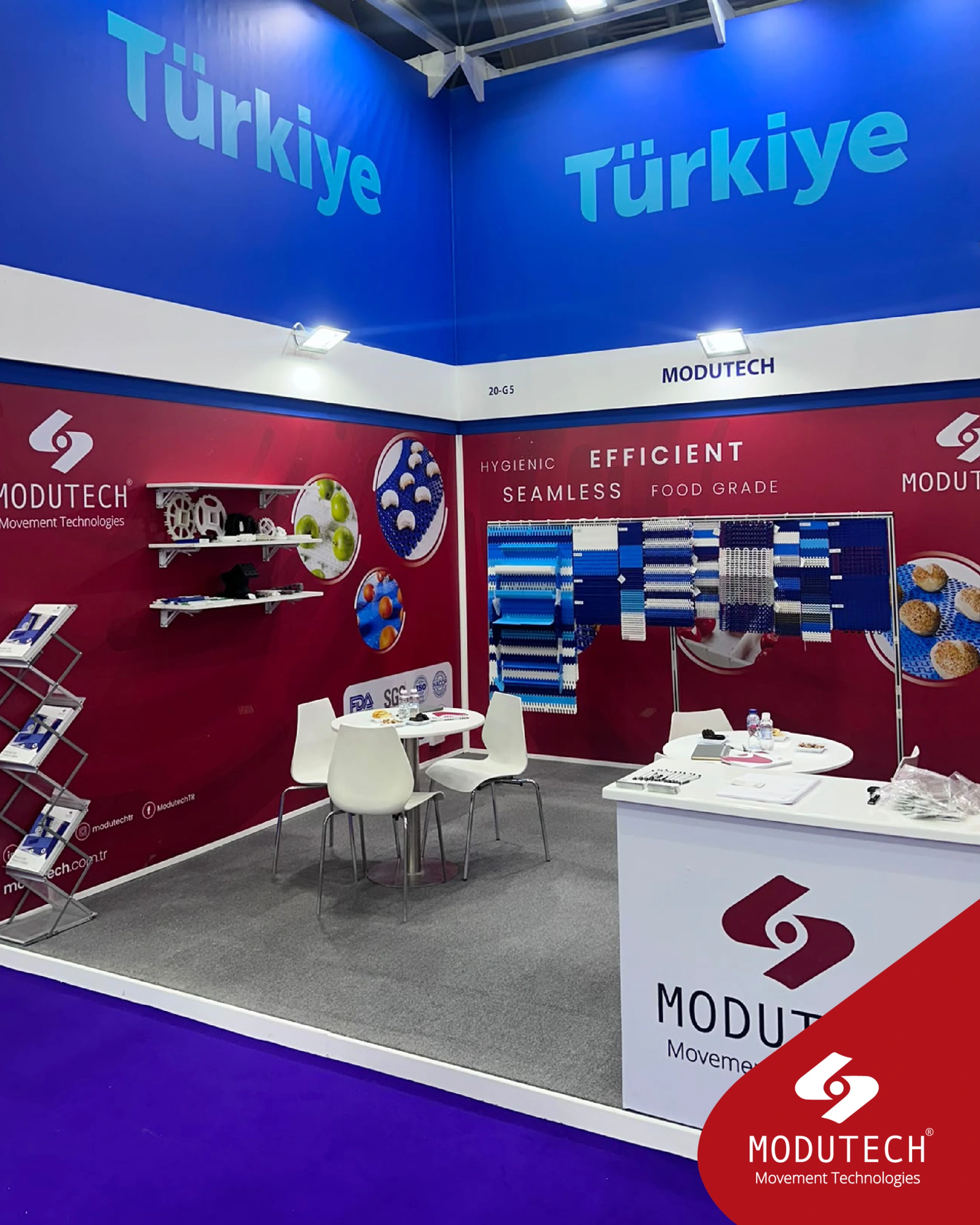 Modutech standı, Saudi Food Manufacturing 2026, Cidde